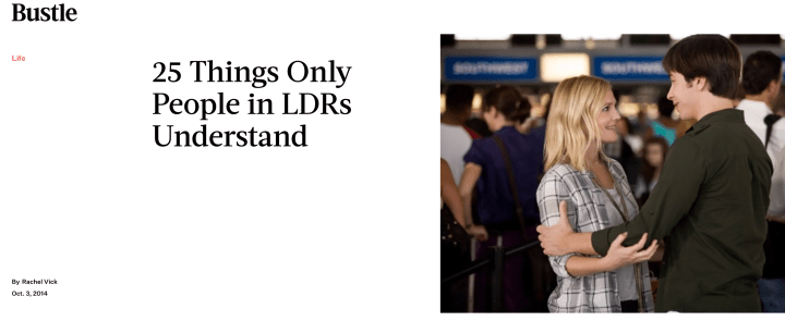 25 Things Only People in LDRs&nbsp;Understand